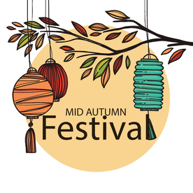 中秋插画EPS矢量