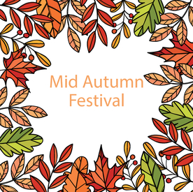 中秋插画EPS矢量