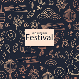 中秋插画EPS矢量