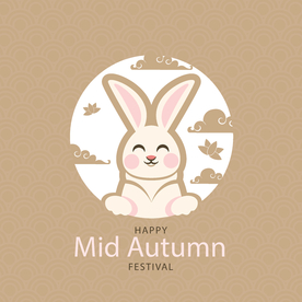 中秋插画EPS矢量