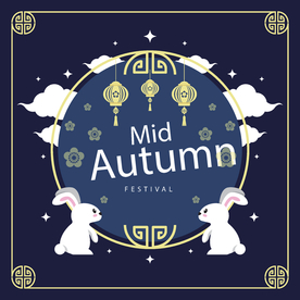 中秋插画EPS矢量
