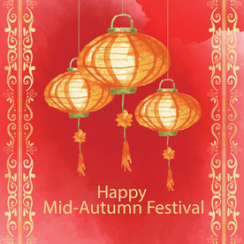 中秋插画EPS矢量