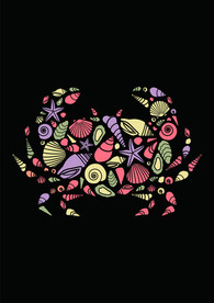 卡通人物漫画T恤印花矢量