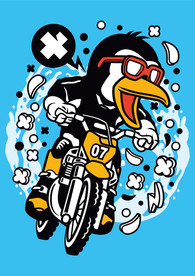 卡通人物漫画T恤印花矢量