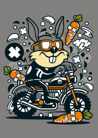 卡通人物漫画T恤印花矢量