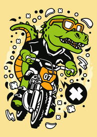 机器人漫画T恤印花矢量