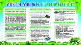 防灾宣传社会公益活动海报素材