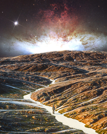 大气科幻特效场景图案