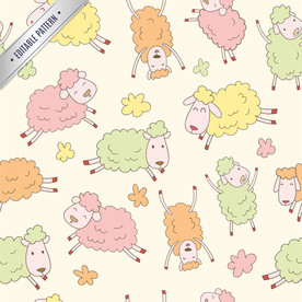 羊  卡通羊 手绘羊  动物