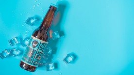 酒瓶冰块背景素材图片