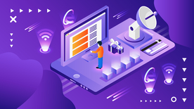 科技数据金融商务互联网AI矢量