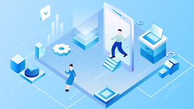 科技数据金融商务互联网AI矢量