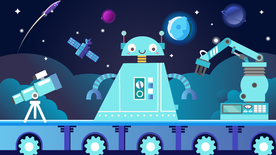 科技数据金融商务互联网AI矢量