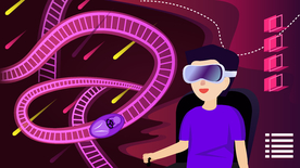 科技数据金融商务互联网AI矢量