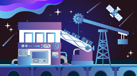 科技数据金融商务互联网AI矢量