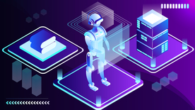 科技数据金融商务互联网AI矢量