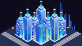 科技数据金融商务互联网AI矢量