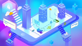 科技数据金融货币互联网AI矢量