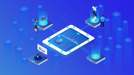 科技数据金融商务互联网AI矢量