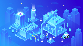 科技数据金融商务互联网AI矢量