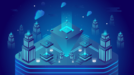 科技数据金融商务互联网AI矢量