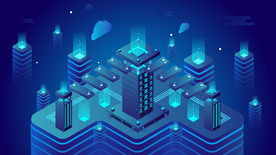 科技数据金融商务互联网AI矢量