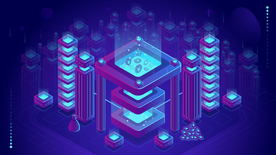 科技数据金融商务互联网AI矢量