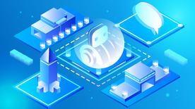 科技数据金融商务互联网AI矢量