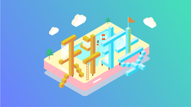 科技数据金融商务互联网AI矢量