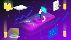 科技数据金融商务互联网AI矢量