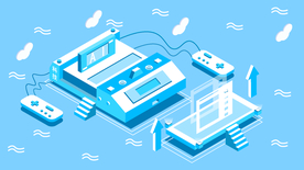 科技数据金融货币互联网AI矢量