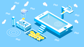 科技数据金融货币互联网AI矢量