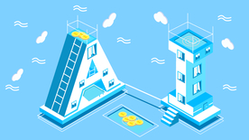 科技数据金融货币互联网AI矢量