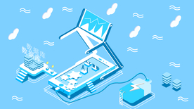 科技数据金融货币互联网AI矢量