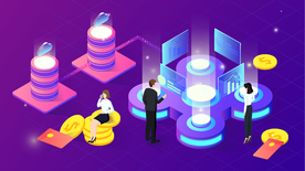 科技数据金融货币互联网AI矢量