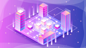 科技数据金融货币互联网AI矢量