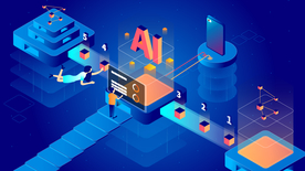 科技数据金融货币互联网AI矢量