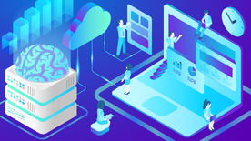 科技数据金融货币互联网AI矢量