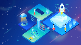 科技数据金融货币互联网AI矢量