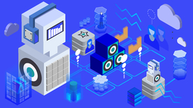 科技数据金融商务互联网AI矢量