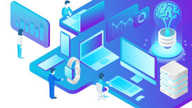 科技数据金融商务互联网AI矢量