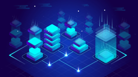 科技数据金融商务互联网AI矢量