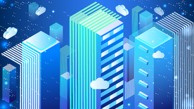 科技数据金融商务互联网AI矢量