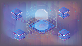 科技数据金融商务互联网AI矢量