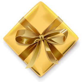 金色礼物礼盒