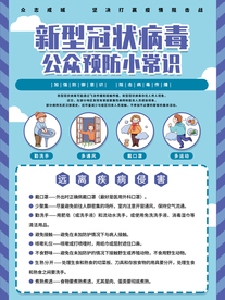预防病毒公益活动海报素材