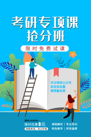 考研教育促销活动海报素材