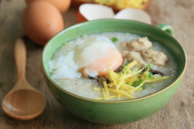 肉粥美食食材背景海报素材