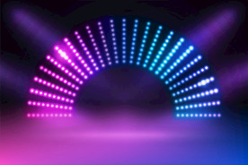 背景模板 展板背景 霓虹灯光