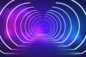 背景模板 展板背景 霓虹灯光